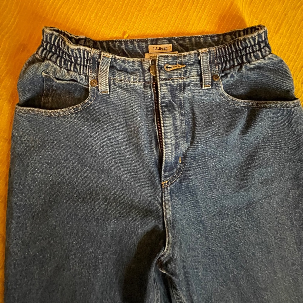 LL bean women’s high waist jeans